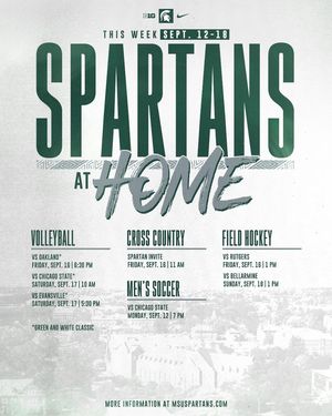 Image post by @msu_athletics on Twitter