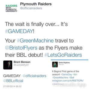 Image post by @plymouthraiders on Instagram