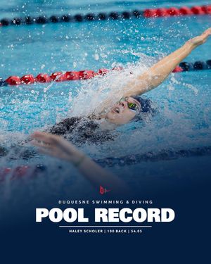 Image post by @duquesne_swim_dive on Instagram