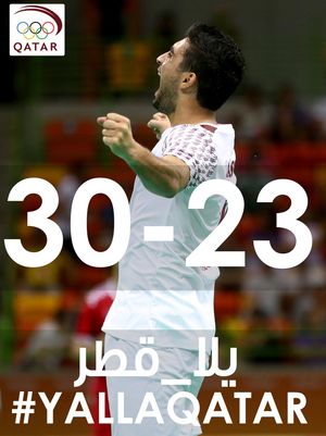 Image post by @qatar_olympic on Twitter