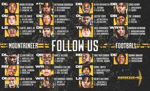 Image post by @wvufootball on Instagram