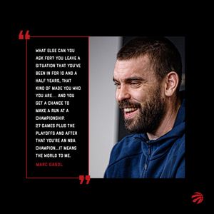 Image post by @Raptors on Twitter