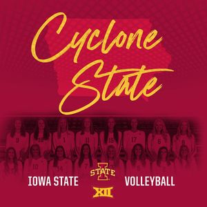 Image post by @iowastatevb on Instagram