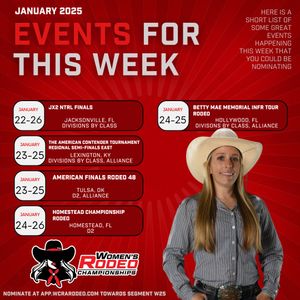 Image post by @womensrodeo on Instagram