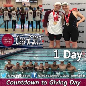 Image post by @fordhamswimdive on Instagram