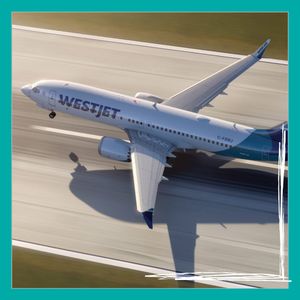 Image post by @WestJet on Twitter