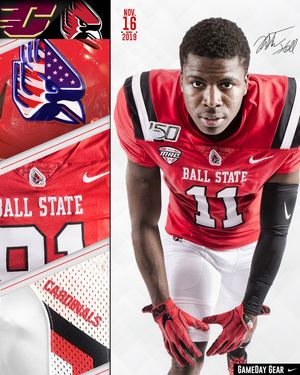 Image post by @ballstatefb on Instagram