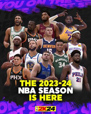 Image post by @nba2k on Instagram