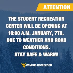Image post by @wvu_campusrec on Instagram