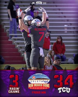 Image post by @TCU_Athletics on Twitter