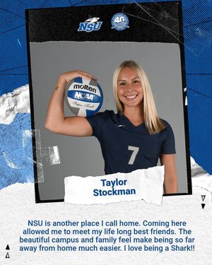 Image post by @nsu_vball on Instagram