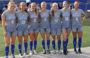 Image post by @drakewomensoccer on Instagram
