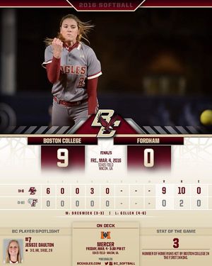 Image post by @bc_softball on Instagram