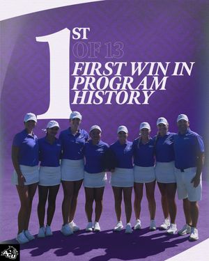 Image post by @ACU_WGolf on Twitter