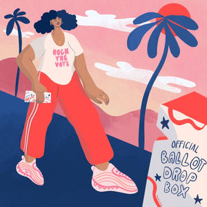 Image post by @rockthevote on Instagram