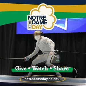 Image post by @notredamefencing on Instagram