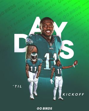 Image post by @Eagles on Twitter