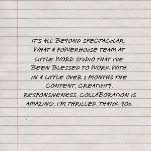 Image post by @littlewordstudio on Instagram