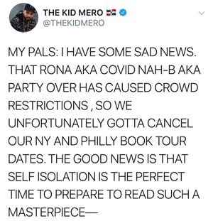 Image post by @thekidmero on Instagram