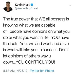 Image post by @kevinhart4real on Instagram