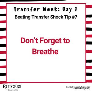 Image post by @rustudenthealth on Instagram