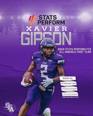 Image post by @SFA_Football on Twitter