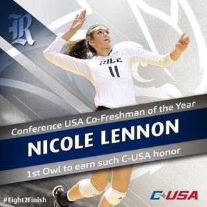 Image post by @ricevolleyball on Instagram