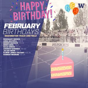 Image post by @uwtrack on Instagram