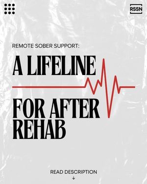 Image post by @remote_sober_support on Instagram