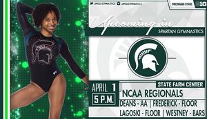 Image post by @msu_gymnastics on Instagram