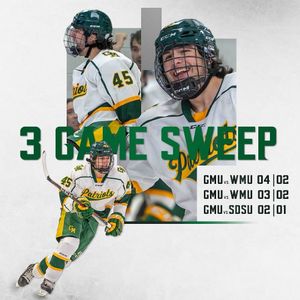 Image post by @gmuicehockey on Instagram