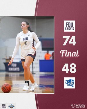Image post by @FDUKnightsWBB on Twitter