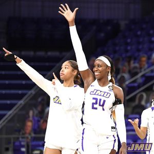 Image post by @jmuwbasketball on Instagram
