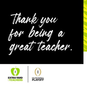 Image post by @CollegeFootballPlayoff on Facebook