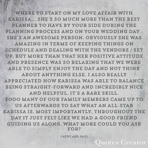 Image post by @karissapaxtonevents on Instagram