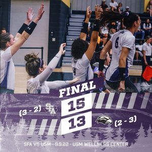 Image post by @sfa_volleyball on Instagram