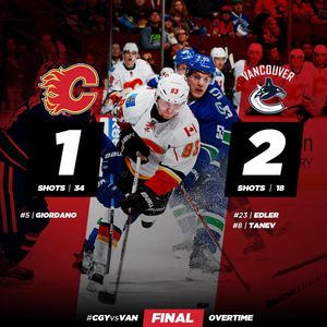Image post by @nhlflames on Instagram