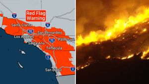 Image post by @weatherchannel on Twitter
