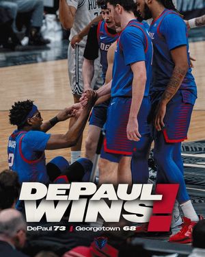 Image post by @depaulmbb on Facebook