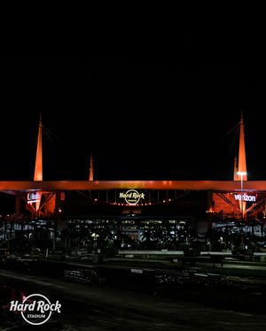 Image post by @hardrockstadium on Instagram