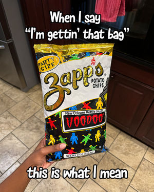 Image post by @realzappschips on Instagram