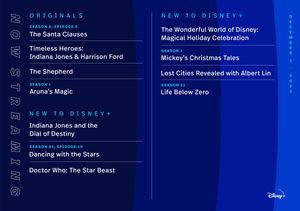 Image post by @DisneyPlus on Twitter