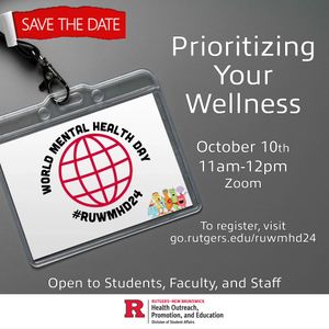 Image post by @rustudenthealth on Instagram