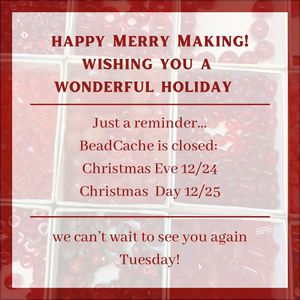 Image post by @beadcache on Instagram