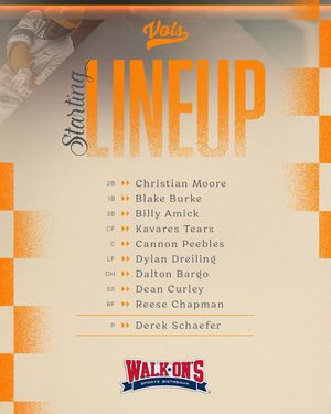Image post by @VolBaseball on Facebook