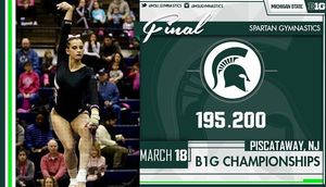Image post by @msu_gymnastics on Instagram