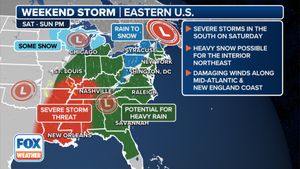 Image post by @foxweather on Instagram