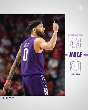 Image post by @NUMensBball on Twitter