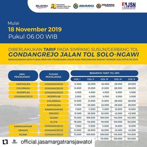 Image post by @official.jasamarga on Instagram