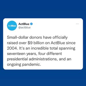 Image post by @actblueorg on Instagram